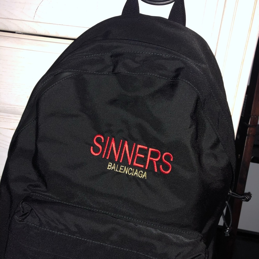 Balenciaga explorer sinners backpack